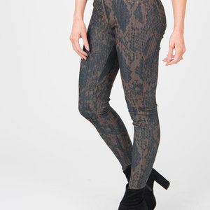 Agnes & Dora boulevard pants jeggings Snake print XS XXL XXXL NWT